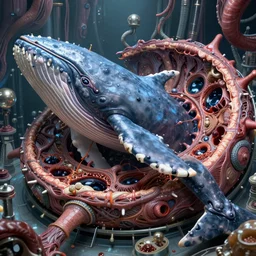 incredibly realistic, too detailed video game area inside a whale alien stomach, made of lab tissue, muscles, fangs, acid pools, octane render, bump mapping, global illumination, 8k