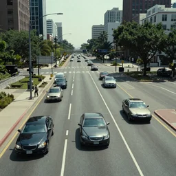 Minority Report The Movie, cars on elevated roadways,