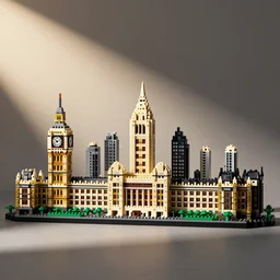London skyline made from lego