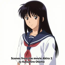 “Scenes from the movie Akira 2 by Katsuhiro Otomo”