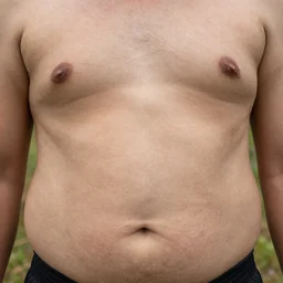 a photograph  of a landscape made of skin, folds of belly flab, skin, veins, bruises, scabs, warts, acne, highly detailed,  wide angle lens, depth of field, even lighting, hdri