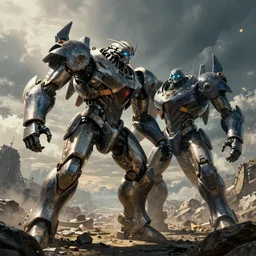 kaiju fighting mecha scene from the 1 9 0 3 science fiction film pacific rim