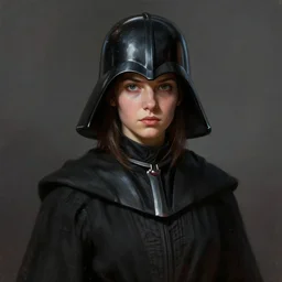 portrait of a woman by greg rutkowski, young sith lord darth talon star wars expanded universe, wearing black robes, she is about 2 0 years old, highly detailed portrait, digital painting, artstation, concept art, smooth, sharp foccus ilustration, artstation hq