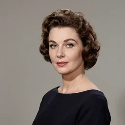 a portrait of an elegant lady, 1960s