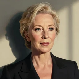 portrait of helen mirren, cel - shaded art, limited palette, string shadows by lois van baarle, artgerm, helen huang, makoto shinkai, ilya kuvshinov, rossdraws