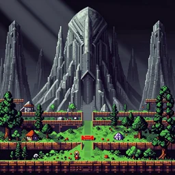 Sega Mega Drive Genesis sidescroller game by H.R. Giger, Junji Ito, pixelated