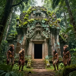 The Lost Temple: An ancient template that has been lost in the jungle for centuries. It\'s said to be guarded by a vicious tribe of savages.