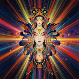 symmetry!! stunning portrait of chinese wukon myth by victo ngai, kilian eng vibrant colours, dynamic lighting, digital art, winning award masterpiece, fantastically beautiful, illustration, aesthetically inspired by beksinski and dan mumford, trending on artstation, art by greg rutkowski, 8 k