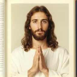 photograph of Jesus from a 5th grade year book