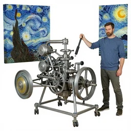 divine chaos engine by karol bak and vincent van gogh and hieronymous bosch