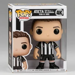 givanildo vieira de sousa ( atletico mineiro ) as funko pop toy, 4 k, very detailed