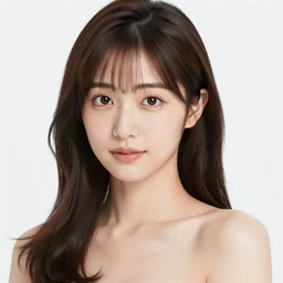 Worksafe. 2000s, 8K HD professional studio photo close-up of a young beautiful gorgeous cute Japanese woman posing at white barble room, wearing bikini bra. At Behance and Instagram, taken with polaroid kodak portra. Photoshop, Adobe Lightroom, After Effects