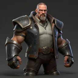 concept art of walter white in league of legends, hyperdetalied, digital art, zbrush, trending on artstation, 8 k,