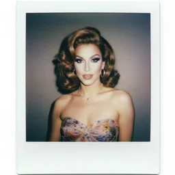 trans woman on the 7 0 s, polaroid