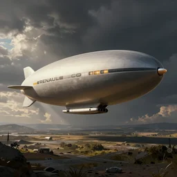 concept art renault, renault, renault airship, by florian dreyer, artstation