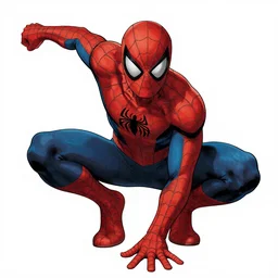 Spiderman, comic book, art by Matt Groening and Jack Kirby and Mark Taylor, sharp focus, illustration, stunning lighting, realistic character concept, light atmosphere, golden ratio, cinematic lighting, high resolution, insanely detailed and intricate, 8k