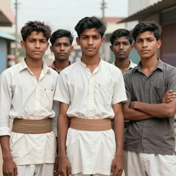 nepali young street thugs from 1990s