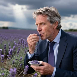 thierry baudet eating lavender