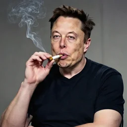 elon musk smoking a joint on the joe rogan podcast, weed
