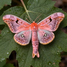 an anthro rosy maple moth squid hybrid
