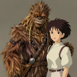 chewbacca with a mom hairstyle, portrait shinkai makoto studio ghibli studio key hideaki anno sakimichan stanley artgerm lau rossdraws james jean marc simonetti elegant highly detailed digital painting artstation pixiv