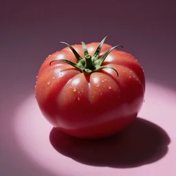 a tomato but with pink color