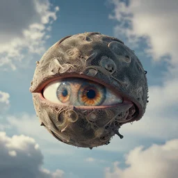 trapped in my conscious, sky falling, look me inside of my eyes, intricate artwork by beeple, octane render, trending on artstation, cinematic, hyper realism, high detail, octane render, 8 k
