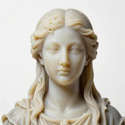 the beautiful renaissance wax goddess in occult full-face mask, highly detailed melted wax, gi, global illumination, physically based rendering, photorealistic, top light, by Livio Scarpella, Urs Fischer, Jin Shan, Mooniq Priem, white background