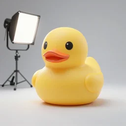 rubber ducky, studio lighting
