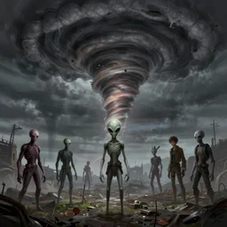 alien monster tornado, extremely detailed, sharp focus, wide view, full body shot, smooth, digital illustration, by rossdraws, frank franzzeta, mcbess, sakimichan, craig mullins, wes craven