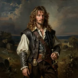 Guybrush Threepwood, painted by Rembrandt