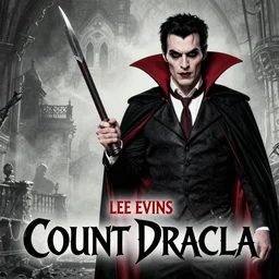 Lee Evans as Count Dracula, new horror movie advertising