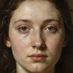 aphrodite by kehinde wiley and rembrandt. photorealistic facial features, portrait, detailed face, ultra high details, large, close - up.