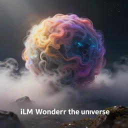digital art titles the first wonder of the universe, volumetric fog, beautifully colored, raytracing, back light, raymarching, by ilm, by digital domain, by weta digital