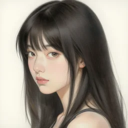 woman, painting by sui ishida, highly detailed, complex, artstation