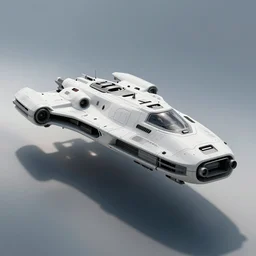 industrial design concept art of a spaceship