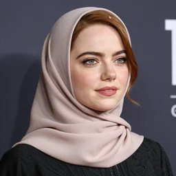 Emma Stone in Hijab