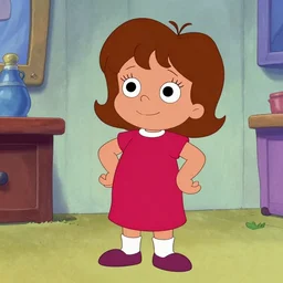 velma in the style of rankin - bass