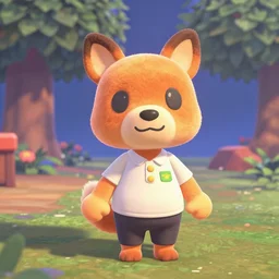 Michael C. Hall as an Animal Crossing character, Nintendo, video game, video game art style, vibrant colors, detailed