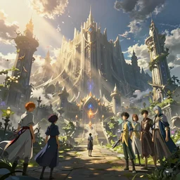 sephiroth unreal engine, fantasy art by greg rutkowski, loish, rhads, ferdinand knab, makoto shinkai and lois van baarle, ilya kuvshinov, rossdraws, tom bagshaw, global illumination, radiant light, detailed and intricate environment
