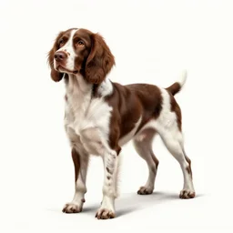 springer spaniel extremely detailed, sharp focus, wide view, full body shot, smooth, digital sketch, by, james jean, by rossdraws, frank franzzeta, sakimichan, jeremy lipking
