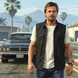 brad pitt in gta v