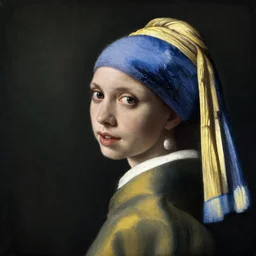 portrait of emma watson, oil painting byjohannes vermeer, 1 7 th century, art, oil on canvas, wet - on - wet technique, realistic, expressive emotions, intricate textures, illusionistic detail