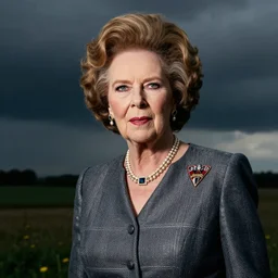 photograph of margaret thatcher juggalo