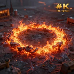 the ring of fire, ultra realistic, unreal engine 5, depth of field, bokeh, octane render, 8 k hd,