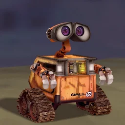 Screenshot of Wall-E in the Disney animated movie from 1943, Classic Disney vintage