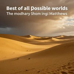 best of all possible worlds, yellowish and orange color theme, landscape by rodney matthews