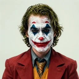 a portrait of anakin skywalker as the joker, art station, artwork, realistic, 4 k, accurate, intricate, detailed