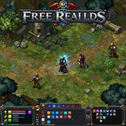 a remaster of the old online game free realms, rtx, high resolution, next gen graphics, fantasy