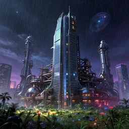 industrial architecture by jeanne gang, myst bioshock cosmic universe extraterrestial at fall uv light liberty city tron magic realism tokyo wilderness alien otherworldly elysian heavy rain nightsky anime synthwave san andreas sunlight meadow bladerunner 2 0 4 9 made of glass steampunk apocalyptic, archdaily, wallpaper, highly detailed, trending on artstation.